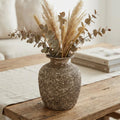 Brown Farmhouse Ceramic Vase